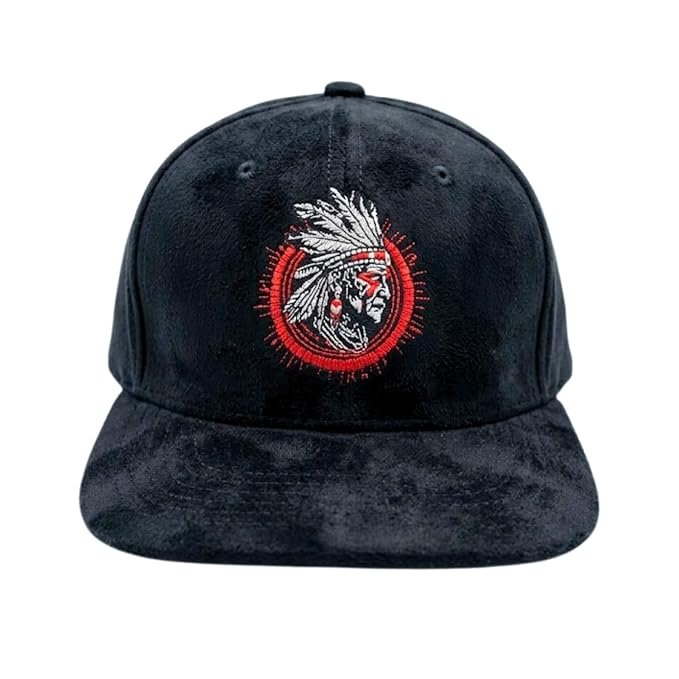 Unisex Snapback Hip Hop Cap | Premium Velvet Suede | Black